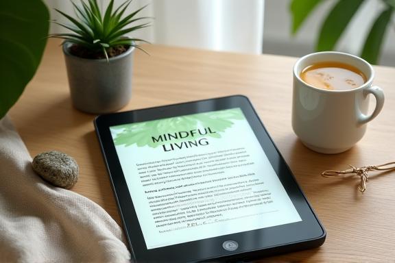 Digital wellness and mindful living guides