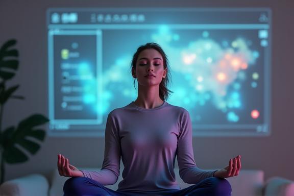 Virtual meditation and wellness workshops